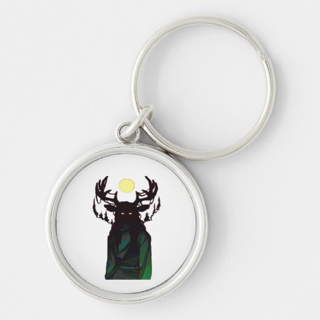 Oh Deer Minimal Design  Schlüsselanhänger (Vorne)