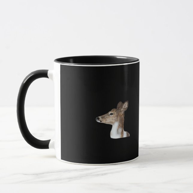 Oh Deer Minimal Modern Design Tasse (Links)