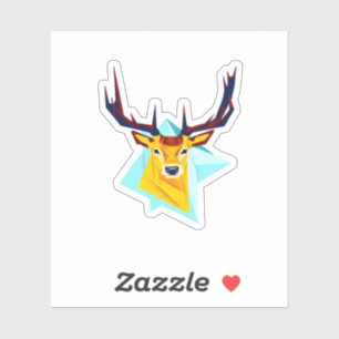 Oh Deer Minimaler Rustikaler Stil Aufkleber