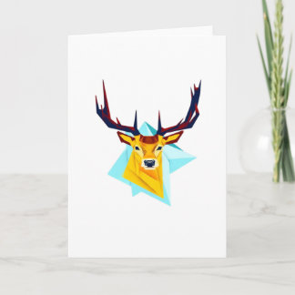 Oh Deer Minimaler Rustikaler Stil Gefaltete Grußka Karte