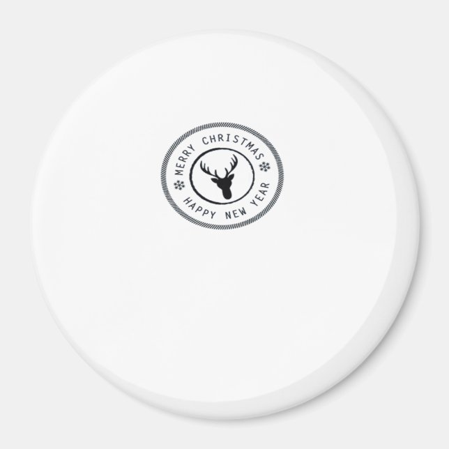 Oh Deer Moderne Ästhetik  Magnet (Vorne)