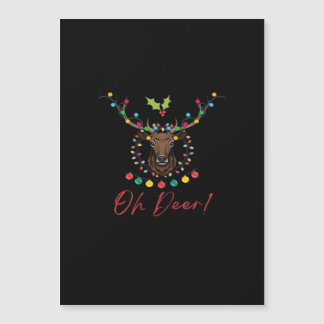 Oh Deer Moderne Ästhetik Magnetkarte
