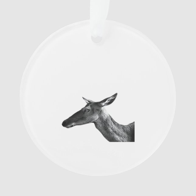 Oh Deer Moderne Ästhetik Vibe Acryl-Ornament Ornament (Vorderseite)