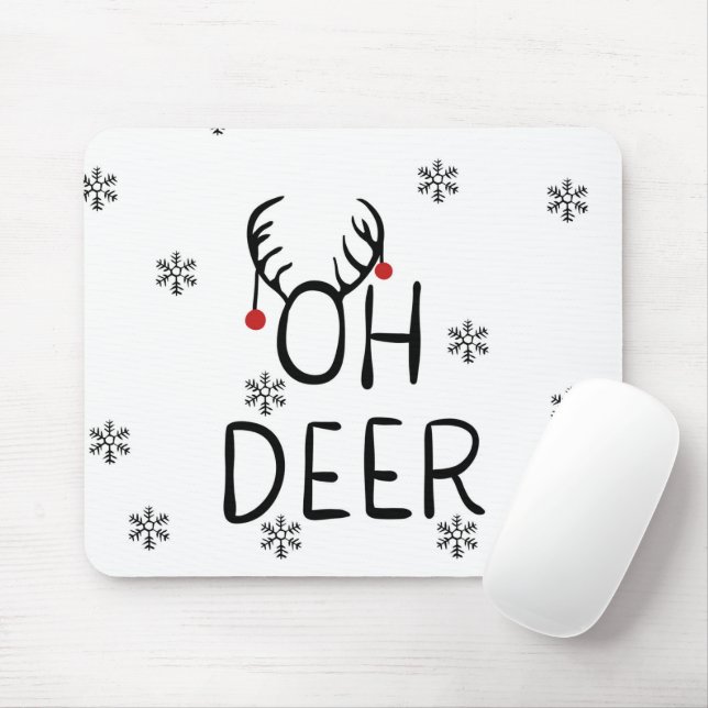 Oh, Deer! Mousepad (Mit Mouse)