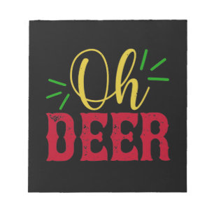 Oh Deer Notizblock
