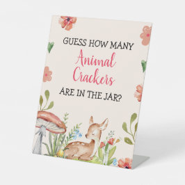 Oh Deer Party Dekorationen Girl Baby Shower Game Sockelschild