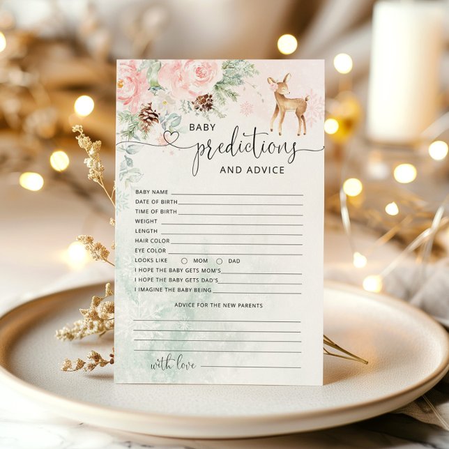 Oh Deer Pink elegante Vorhersagen und Ratgeber Kar (Von Creator hochgeladen)