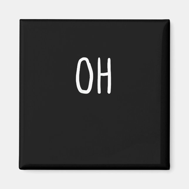 Oh Deer Trendy Halloween Style  Magnet (Vorne)