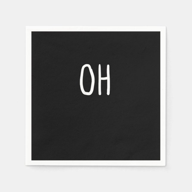 Oh Deer Trendy Halloween Style  Serviette (Vorderseite)