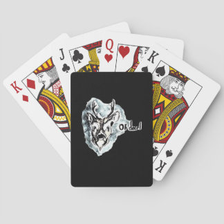 Oh Deer Trendy Modern Style  Spielkarten