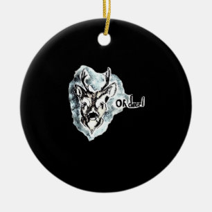 Oh Deer Trendy Moderner Stil Keramik Ornament
