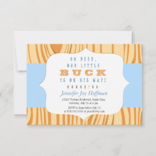 Oh Deer, Un Petit Buck Est En Chemin ! Invitation