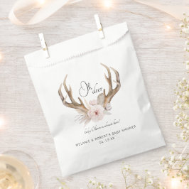Oh Deer Watercolor Babydusche Geschenktütchen