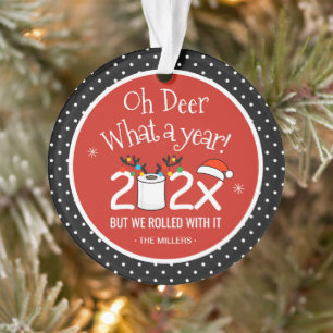 Oh Deer What A Year 2021 Covid-19 Christmas