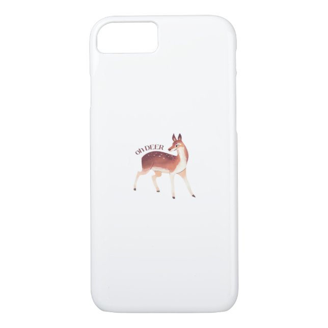 Oh Deer Whimsical Creative Design  Case-Mate iPhone Hülle (Rückseite)