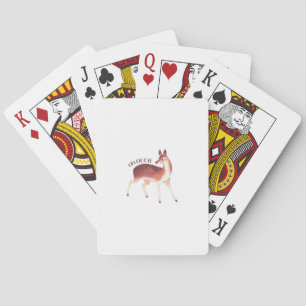Oh Deer Whimsical Creative Design Spielkarten