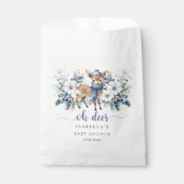 Oh Deer Winter Boy Baby Dusche Geschenktütchen