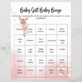Oh Deer Wir haben ein Baby-Dusche-Spiel Flyer