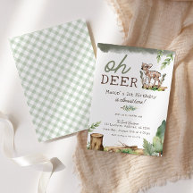 Oh Deer Woodland Baby Deer Birthday