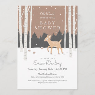 Oh, Deer! Woodland Babydusche   Weichbraun Programm