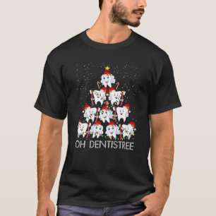 Oh Dentistree Christmas Tree Frory Christmas Denti T-Shirt