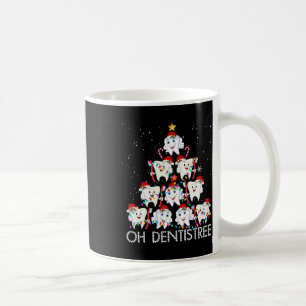 Oh Dentistree Fun Weihnachten Zahnarzt ist Zahnarz Kaffeetasse