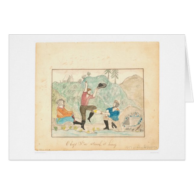 Oh des garçons, je l'ai frappé lourd (1603A) (Devant horizontal)
