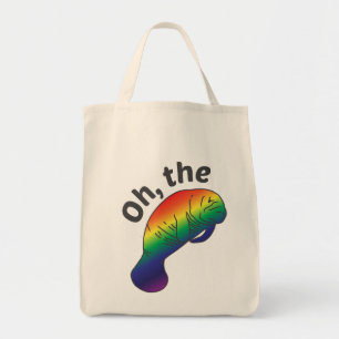 Oh, die Hue Manatee Grocerei Tasche