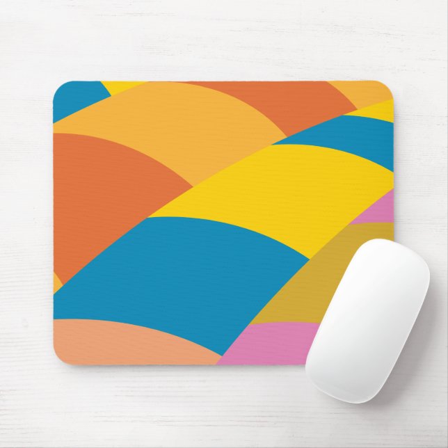 Oh, die Orte, an die du gehen wirst! Farbenfrohe B Mousepad (Mit Mouse)