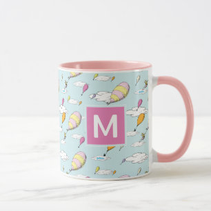 Oh, die Orte, an die du gehst! Monogramm Tasse