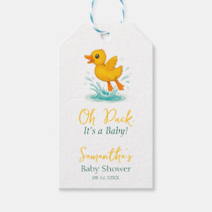 Oh Duck, das ist ein Baby! Niedliche Babydusche Geschenkanhänger