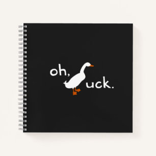 Oh Duck Notebook Notizbuch