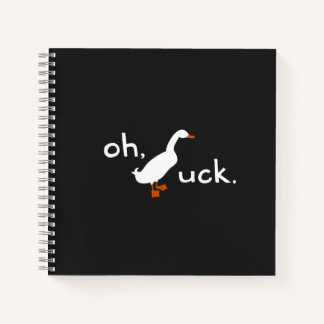 Oh Duck Notebook Notizbuch