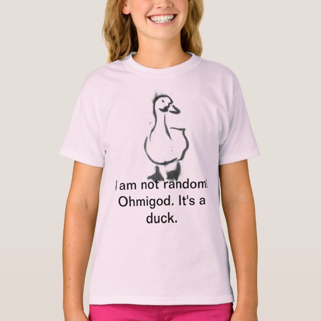 Oh, eine Ente! T-Shirt (Vorderseite)
