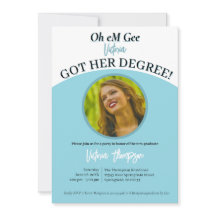 Oh eM Gee, sie got ihren Abschluss lustigen Abschl