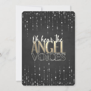 Oh Entendez La Carte De Noël Angel Voices Photo