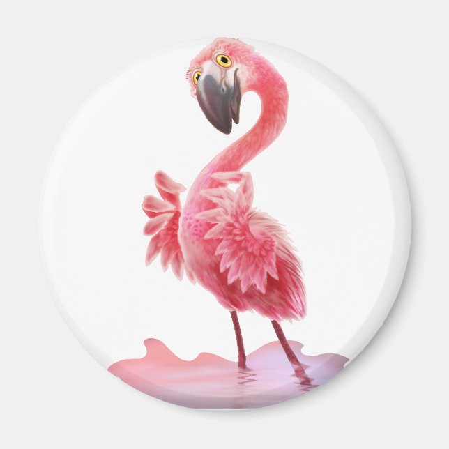 Oh, Flamingo! Magnet (Vorne)
