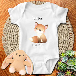 Oh, Fox Sake Niedliche Baby Bodysuit Strampler