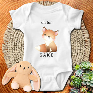 Oh, Fox Sake Niedliche Baby Bodysuit Strampler