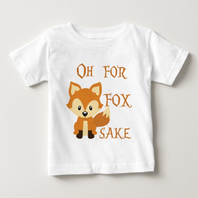 Oh für Fox-Grund Baby T-shirt (Vorderseite)