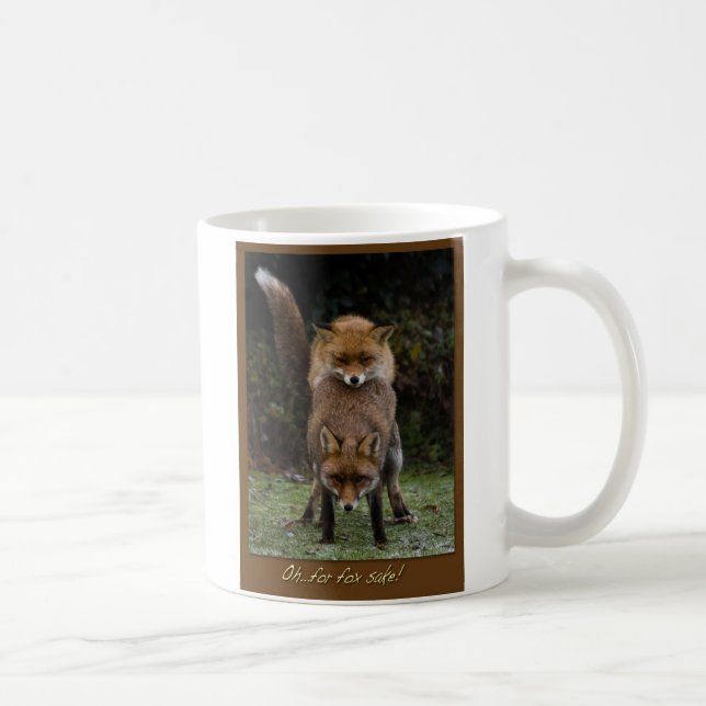 Oh für Fox-Grund Kaffeetasse (Rechts)