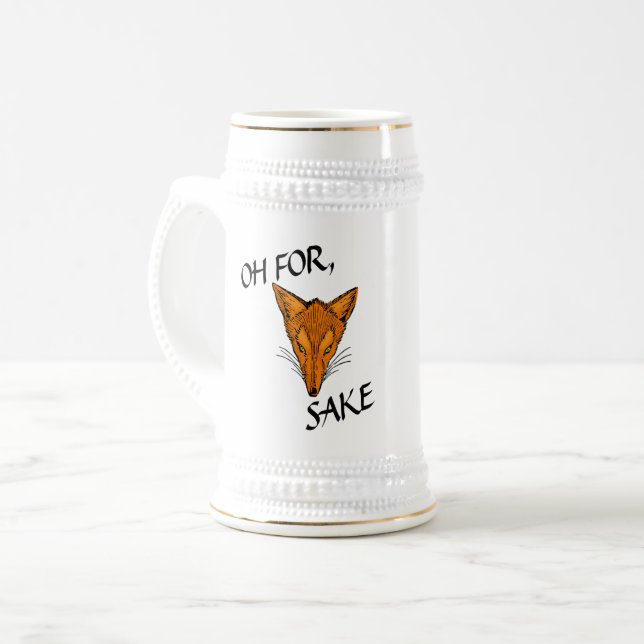 OH FÜR FOX-SAGEN BIERGLAS (Vorderseite Links)