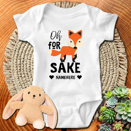 Oh, für Fox Sake Baby Strampler