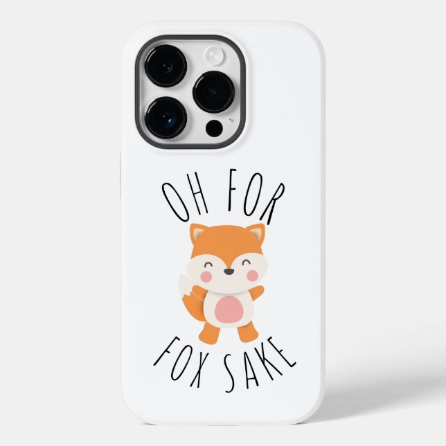 Oh für Fox Sake Case-Mate iPhone 14 Pro Hülle (Rückseite)