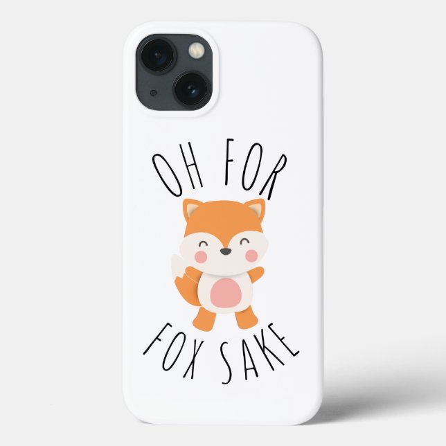 Oh für Fox Sake Case-Mate iPhone Hülle (Rückseite)