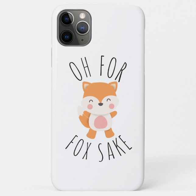 Oh für Fox Sake Case-Mate iPhone Hülle (Rückseite)