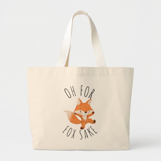 Oh für Fox Sake Jumbo Stoffbeutel (Vorne)