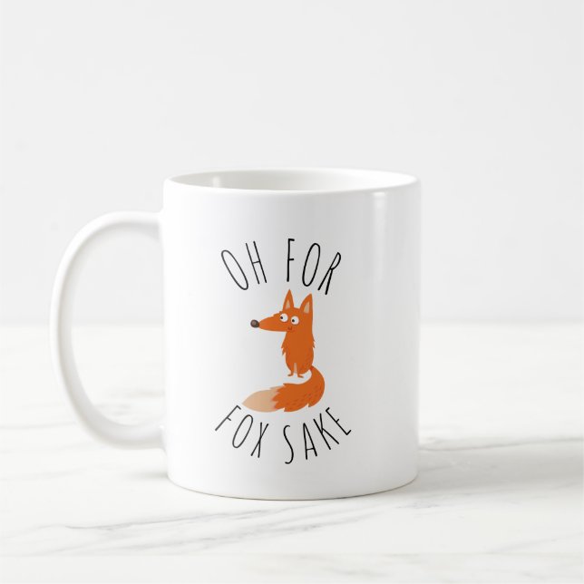 Oh für Fox Sake Kaffeetasse (Links)