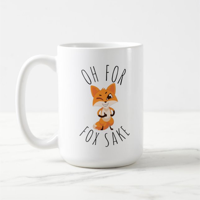 Oh für Fox Sake Kaffeetasse (Links)