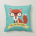 Oh! Für Fox Sake Kissen<br><div class="desc">Dekorieren Sie Ihr Wohnzimmer im Stil mit diesem "Oh! Für Fox Sake Personalisiertes Kissen". Sie können Ihr Monogramm, Ihren Namen oder Text in dieses Design einfügen. Es ist einfach und macht Spaß. Wenn Sie andere Hintergrundfarben mögen (z.B. blau, aquamarin, rot ... ), können Sie auf den Button "Anpassen" klicken und...</div>